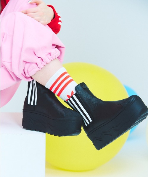 adidas SSTR PF BOOTS atmos pink / アディダス スーパースター プラットフォーム ブーツ アトモス ピンク【SP】