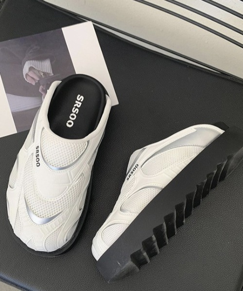 Vipoa（ヴィポア）の「モノトーンハーフスリッポン（スリッポン・レディース・ホワイト/ブラック・SMALL/MEDIUM/LARGE）」の14枚目の写真