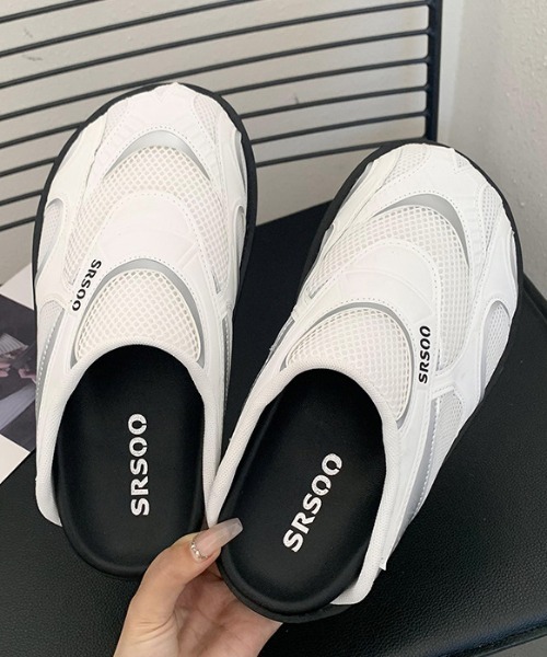 Vipoa（ヴィポア）の「モノトーンハーフスリッポン（スリッポン・レディース・ホワイト/ブラック・SMALL/MEDIUM/LARGE）」の10枚目の写真