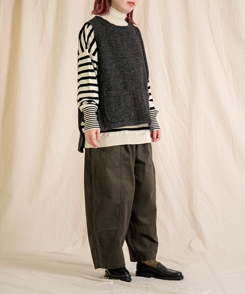 【ブロカントしげ品】 Brocante / ブロカント] オリジナルツイード ポッシュブトンジレ