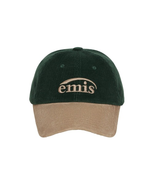 emis キャップ ブラウン emis キャップ 帽子 BOUCLE VINTAGE LOGO BALL CAP レディース