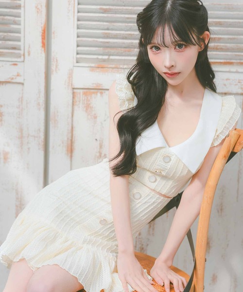 【韓国発】ロゴティアードフリルミニキャバドレス 楽天市場】【マラソン期間中 5%OFFクーポン】Tika レースリボン