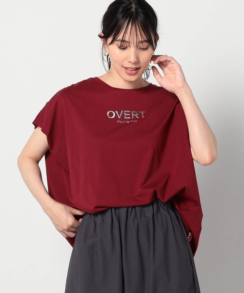 Grand PARK（グランドパーク）の「箔タック ショルダープルオーバー（Tシャツ/カットソー・レディース・グレー/ワイン/ホワイト・FREE）」の3枚目の写真