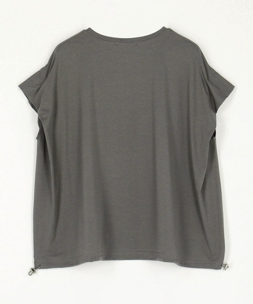 Grand PARK（グランドパーク）の「箔タック ショルダープルオーバー（Tシャツ/カットソー・レディース・グレー/ワイン/ホワイト・FREE）」の12枚目の写真