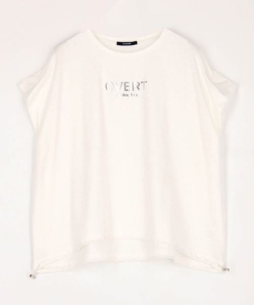 Grand PARK（グランドパーク）の「箔タック ショルダープルオーバー（Tシャツ/カットソー・レディース・グレー/ワイン/ホワイト・FREE）」の15枚目の写真