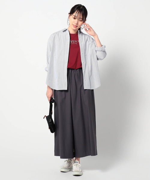 Grand PARK（グランドパーク）の「箔タック ショルダープルオーバー（Tシャツ/カットソー・レディース・グレー/ワイン/ホワイト・FREE）」の20枚目の写真