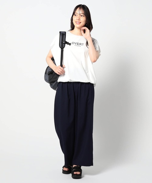 Grand PARK（グランドパーク）の「箔タック ショルダープルオーバー（Tシャツ/カットソー・レディース・グレー/ワイン/ホワイト・FREE）」の19枚目の写真