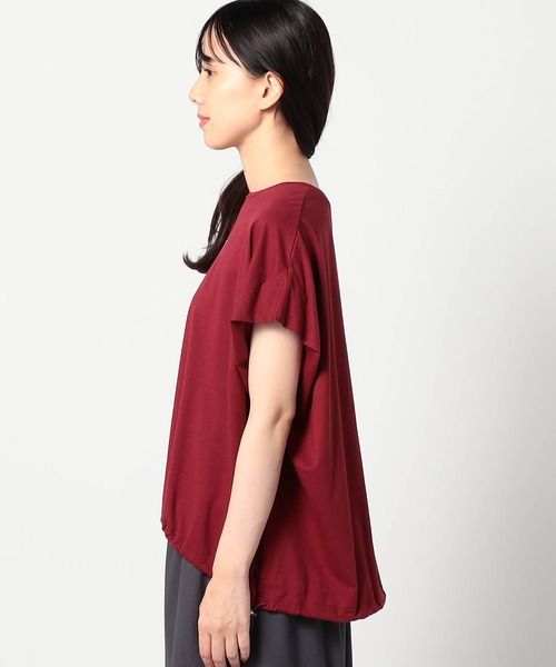 Grand PARK（グランドパーク）の「箔タック ショルダープルオーバー（Tシャツ/カットソー・レディース・グレー/ワイン/ホワイト・FREE）」の17枚目の写真