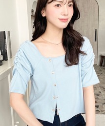 モラビトのカットソー　ブルー FRAPBOIS｜フラボアのTシャツ/カットソー（ブルー・ネイビー