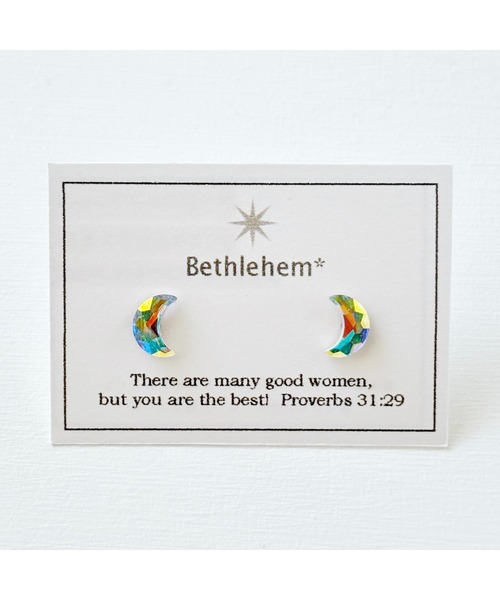 tone(トーン)の「【Bethlehem】ルナドロップピアス(MA)(ピアス(両耳用)・レディース・シルバー・FREE)」の1枚目の写真