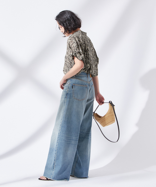 journal standard L'essage（ジャーナルスタンダードレサージュ）の「《追加3》DEVEAUX GOLDラメモノトーンシャツ（シャツ/ブラウス・レディース・ブラック/オートミール/ブラック系その他・FREE）」の6枚目の写真