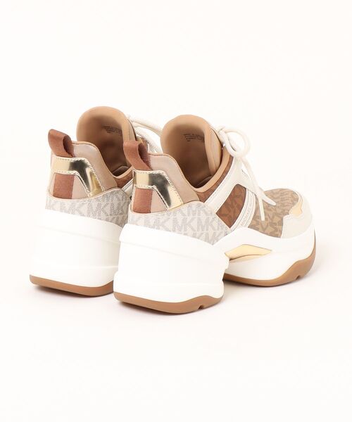 【Michael Kors】OLYMPIA ウェッジ スニーカー 公式アウトレット】OLYMPIA ウェッジ スニーカー - スニーカー