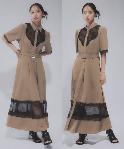 HARE（ハレ）の「エリ2WAYレースワンピース(HARE)（ワンピース）」 - WEAR