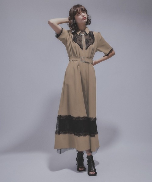 HARE（ハレ）の「エリ2WAYレースワンピース(HARE)（ワンピース）」 - WEAR