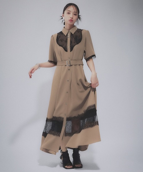HARE（ハレ）の「エリ2WAYレースワンピース(HARE)（ワンピース）」 - WEAR