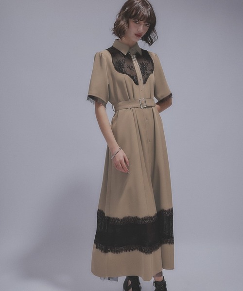 HARE（ハレ）の「エリ2WAYレースワンピース(HARE)（ワンピース）」 - WEAR