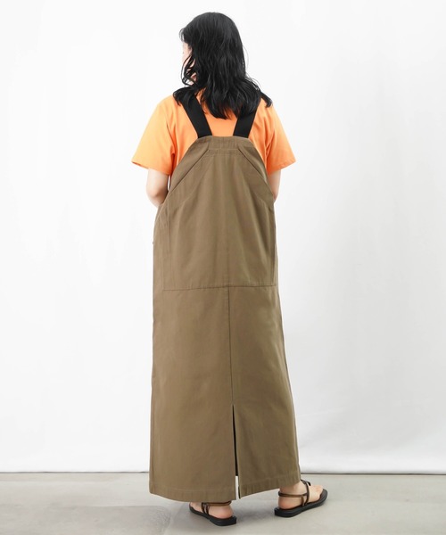 LUCA/LADY LUCK LUCA(ルカ/レディラックルカ)の「LC/LLL ワークサロペットワンピース(サロペット/オーバーオール・レディース・ベージュ/カーキ/ブラック・FREE)」の19枚目の写真