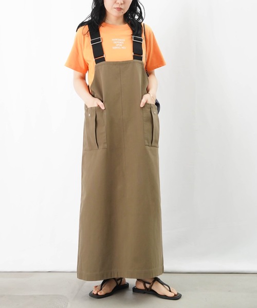 60 henrikvibskov サロペット オールインワン ワーク ワンピース LC/LLL ワークサロペットワンピース（サロペット/オーバーオール