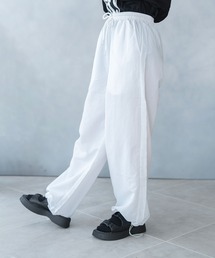 ウエストゴム ワイドパンツ