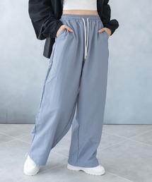 ウエストゴム ワイドパンツ