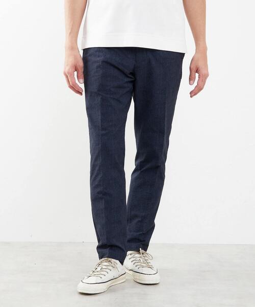 MEN'S MELROSE(メンズメルローズ)の「プリントテックサッカーコンフォートパンツ(セットアップ可)(スラックス・メンズ・ネイビー/チャコールグレー/ライトグレー・3/4/2/5)」の11枚目の写真