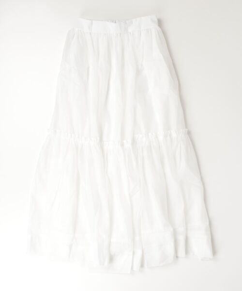 FREE STYLISTS(フリー スタイリスト)の「YUGA_YGMC Gauze fabric half sheer skirt(スカート・レディース・ブラック/ブルー/ホワイト・FREE)」の11枚目の写真