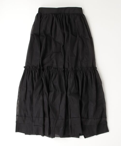 FREE STYLISTS(フリー スタイリスト)の「YUGA_YGMC Gauze fabric half sheer skirt(スカート・レディース・ブラック/ブルー/ホワイト・FREE)」の13枚目の写真