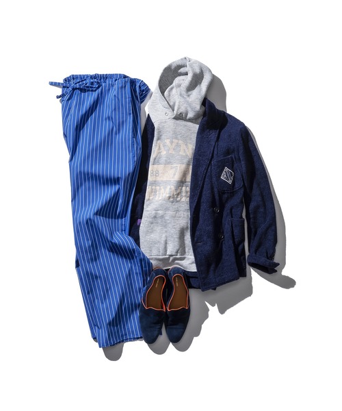 ★送料・関税込★BASIC COTTON★BCN logo mix pant.s★パンツ★ セール】【STARTER /スターター】 ロゴ刺繍ポリストレッチ膝
