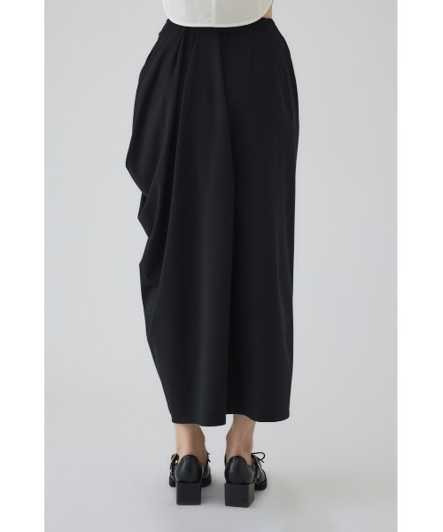 RIM.ARK(リムアーク)の「Cut drape SK カットドレープスカート(スカート・レディース・ダークブラウン/アイボリー/ブラック・36/38)」の21枚目の写真