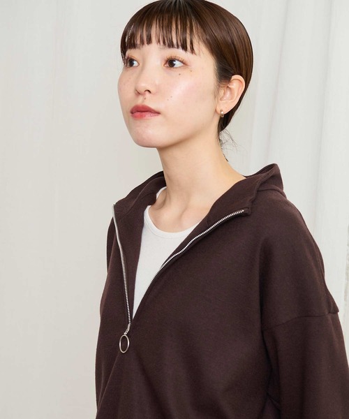 fig London（フィグロンドン）の「○HALF zip pullover（Tシャツ