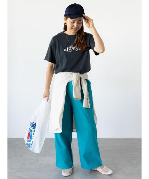 Lugnoncure(ルノンキュール)の「無地/柄アソート綿麻パンツ(その他パンツ・レディース・ブラック/グリーン/ベージュ/ネイビー・F)」の14枚目の写真