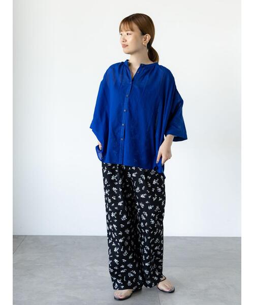 Lugnoncure(ルノンキュール)の「無地/柄アソート綿麻パンツ(その他パンツ・レディース・ブラック/グリーン/ベージュ/ネイビー・F)」の17枚目の写真