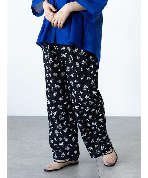 Lugnoncure(ルノンキュール)の「無地/柄アソート綿麻パンツ(その他パンツ・レディース・ブラック/グリーン/ベージュ/ネイビー・F)」の19枚目の写真