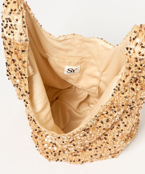 定価22000円　ユナイテッドアローズスパンコールトート UNITED ARROWS(ユナイテッドアローズ) / トートバッグ/--/GLD