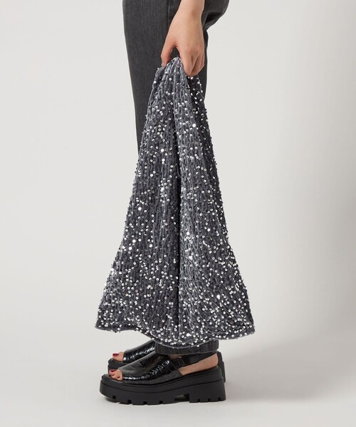 定価22000円　ユナイテッドアローズスパンコールトート UNITED ARROWS(ユナイテッドアローズ) / トートバッグ/--/GLD