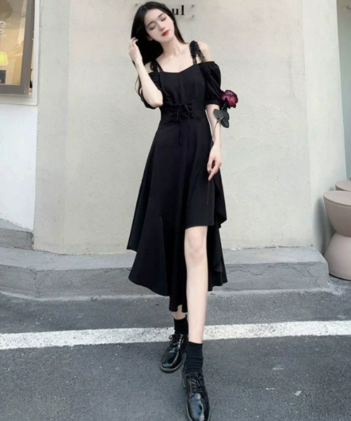Ritomo De Ricco(リトモ・デ・リコ)の「ブラックイレヘムドレス(ワンピース・レディース・ブラック・FREE)」の3枚目の写真