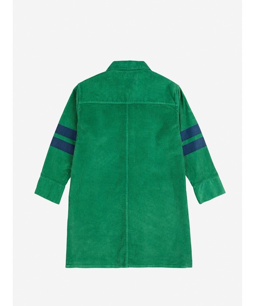 BOBO CHOSES（ボボショーズ）の「Tic Tac Toe corduroy shirt dress（ワンピース・キッズ・グリーン・2-3YEAR/4-5YEAR/6-7YEAR/8-9y）」の9枚目の写真