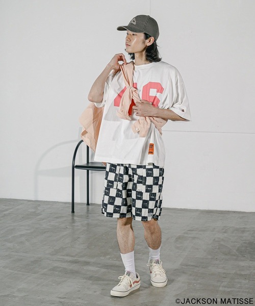 JACKSON MATISSE（ジャクソンマティス）の「【JACKSON MATISSE/BAYFLOW】FORTYSIXTシャツ[WEB限定]（Tシャツ/カットソー・メンズ・オフホワイト/チャコール・MEDIUM/LARGE）」の19枚目の写真