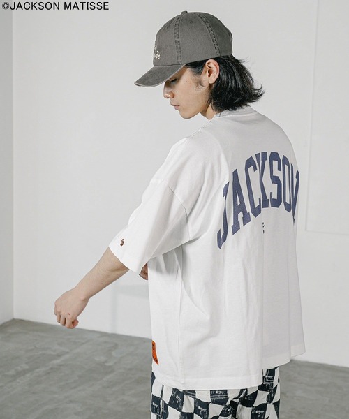 JACKSON MATISSE（ジャクソンマティス）の「【JACKSON MATISSE/BAYFLOW】FORTYSIXTシャツ[WEB限定]（Tシャツ/カットソー・メンズ・オフホワイト/チャコール・MEDIUM/LARGE）」の22枚目の写真
