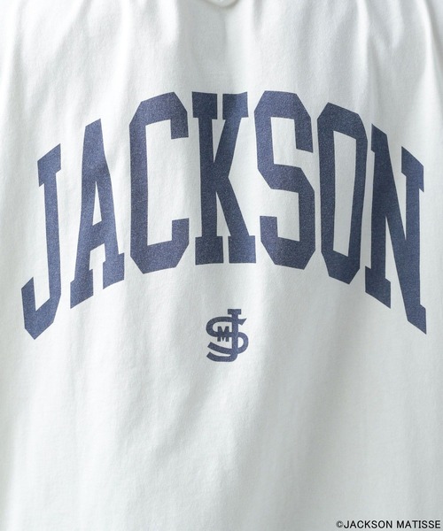 JACKSON MATISSE（ジャクソンマティス）の「【JACKSON MATISSE/BAYFLOW】FORTYSIXTシャツ[WEB限定]（Tシャツ/カットソー・メンズ・オフホワイト/チャコール・MEDIUM/LARGE）」の6枚目の写真
