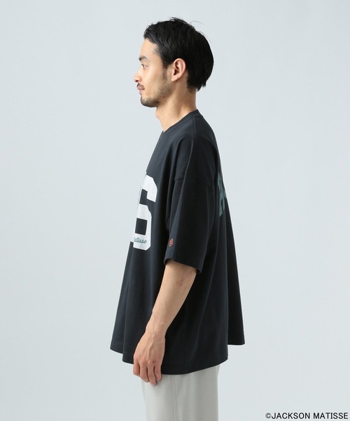 JACKSON MATISSE（ジャクソンマティス）の「【JACKSON MATISSE/BAYFLOW】FORTYSIXTシャツ[WEB限定]（Tシャツ/カットソー・メンズ・オフホワイト/チャコール・MEDIUM/LARGE）」の13枚目の写真