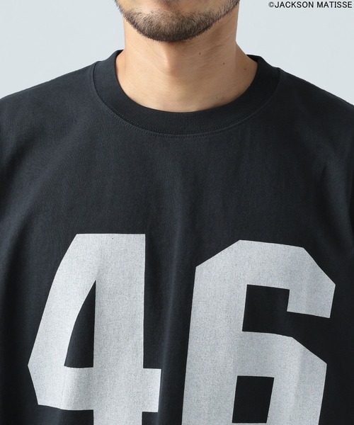 JACKSON MATISSE（ジャクソンマティス）の「【JACKSON MATISSE/BAYFLOW】FORTYSIXTシャツ[WEB限定]（Tシャツ/カットソー・メンズ・オフホワイト/チャコール・MEDIUM/LARGE）」の15枚目の写真