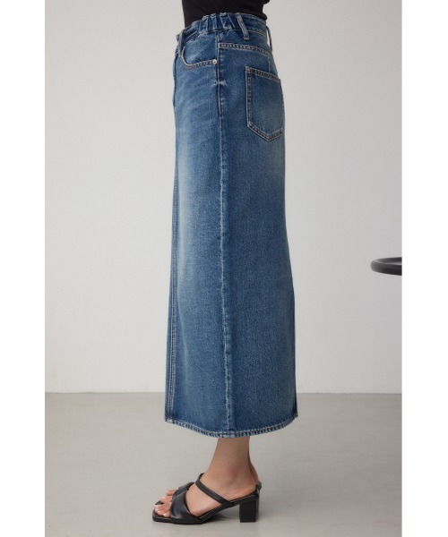 AZUL by moussy（アズールバイマウジー）の「C/T冷感サイドゴムデニムスカート（デニムスカート・レディース・ブルー/ダークブルー・SMALL/MEDIUM/LARGE）」の22枚目の写真