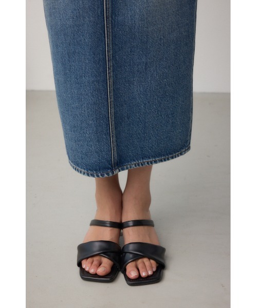 AZUL by moussy（アズールバイマウジー）の「C/T冷感サイドゴムデニムスカート（デニムスカート・レディース・ブルー/ダークブルー・SMALL/MEDIUM/LARGE）」の16枚目の写真