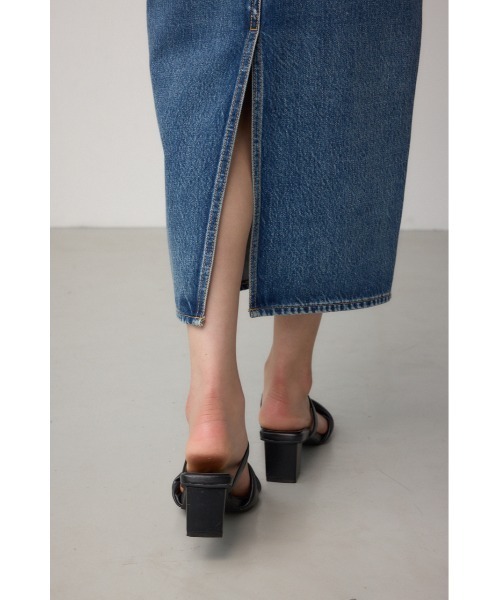 AZUL by moussy（アズールバイマウジー）の「C/T冷感サイドゴムデニムスカート（デニムスカート・レディース・ブルー/ダークブルー・SMALL/MEDIUM/LARGE）」の15枚目の写真