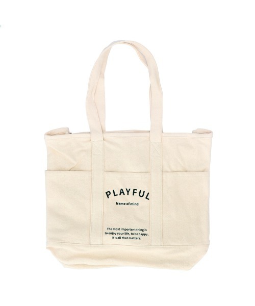 BACKYARD FAMILY(バックヤードファミリー)の「JOUET ジョエット PLAYFUL 仕切りトート(トートバッグ・レディース・モカ/アイボリー・FREE)」の1枚目の写真