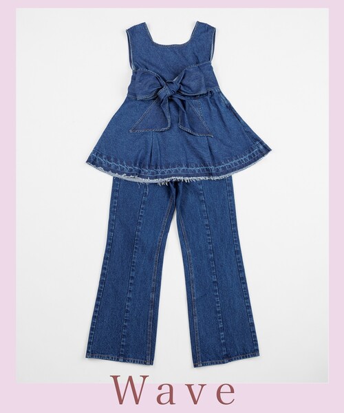 セール】【全骨格優勝!シリーズ】 リメイク風 デニム<セットアップ セール】【全骨格優勝!シリーズ】 リメイク風 デニム<セットアップ