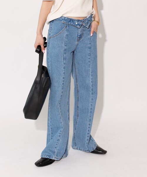 セール】【全骨格優勝！シリーズ】 リメイク風 デニム＜セットアップ