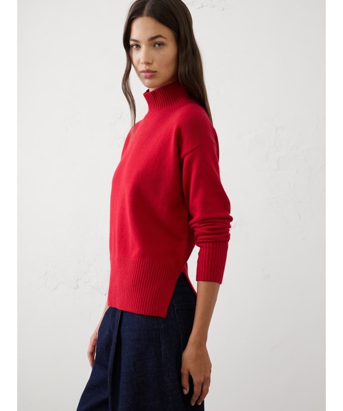 the barnnt 赤いタートルネックセーター セール】BANANA REPUBLIC FACTORY STORE パーフェクトリーソフト