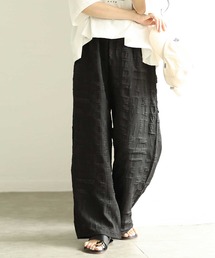 Sawa a la mode（サワアラモード）の「ジャガードセミワイドパンツ（その他パンツ）」